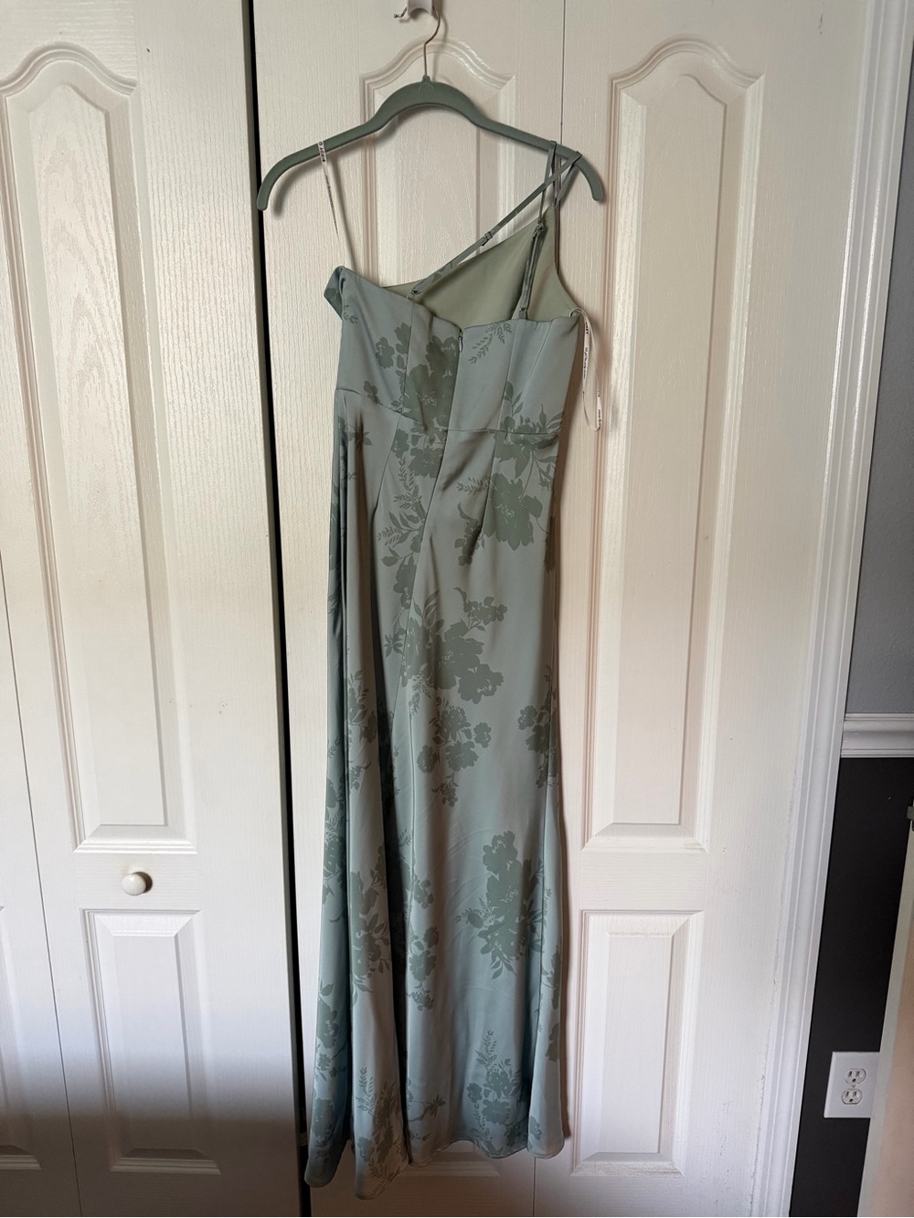 Kensie Matte Satin Dress Sage- Small, Birdy Grey
